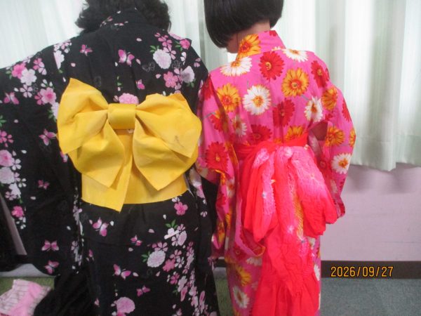 すみれフロア 夏の終わりに浴衣会をしました！